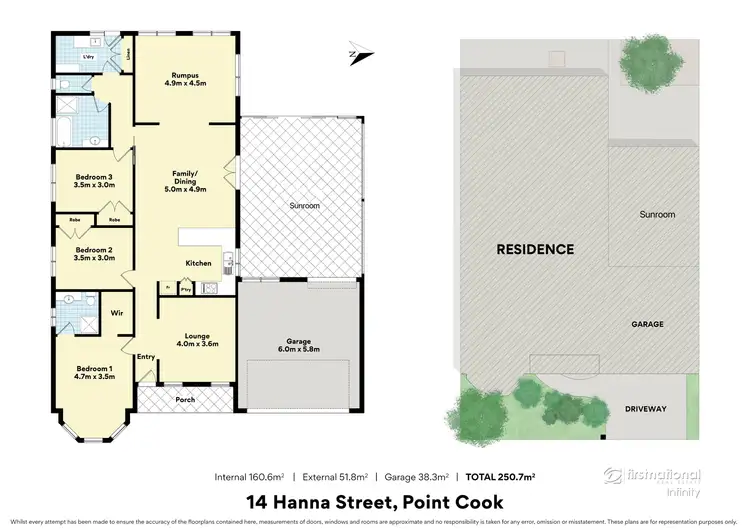 Floorplan of Homely house listing, 14 Hanna Street, Point Cook VIC 3030