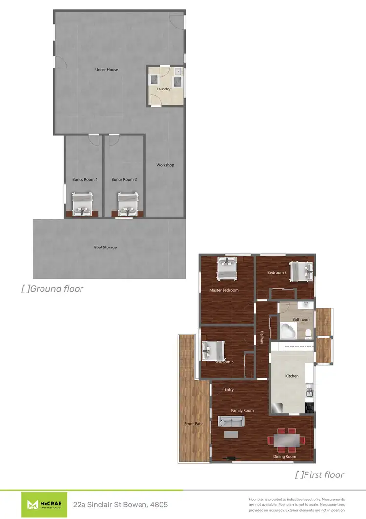 Floorplan of Homely house listing, 22a Sinclair Street, Bowen QLD 4805