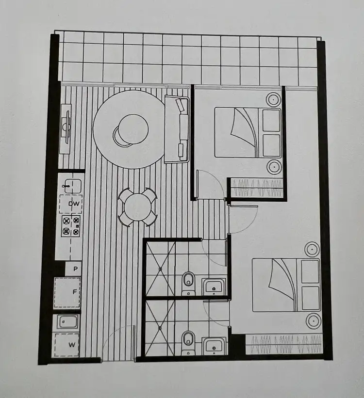 Floorplan of Homely apartment listing, 721/20 Shamrock Street, Abbotsford VIC 3067