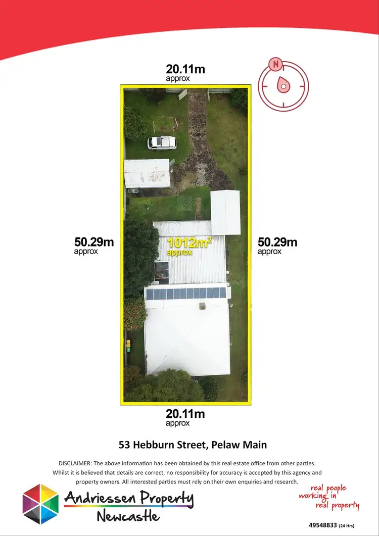 Floorplan of Homely house listing, 53 Hebburn Street, Pelaw Main NSW 2327