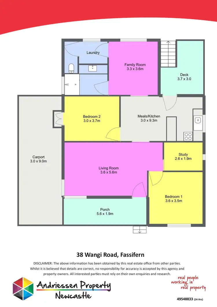 Floorplan of Homely house listing, 38 Wangi Road, Fassifern NSW 2283