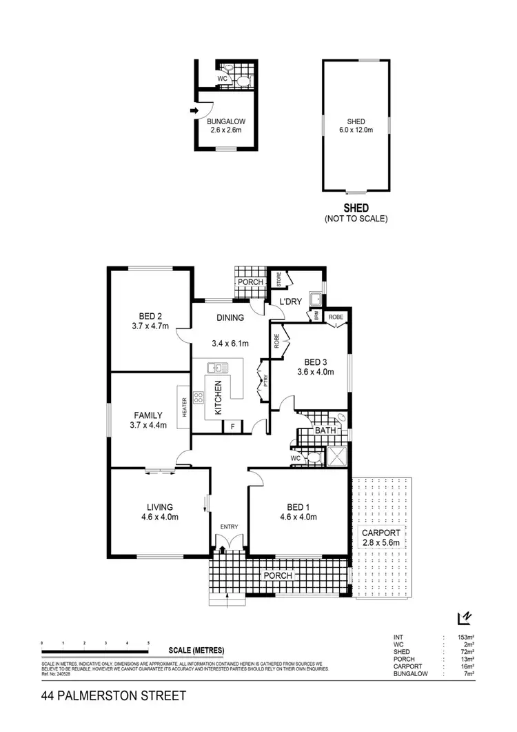 Floorplan of Homely house listing, 44 Palmerston Street, Maryborough VIC 3465