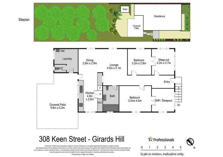 Floorplan of Homely house listing, 308 Keen Street, Girards Hill NSW 2480