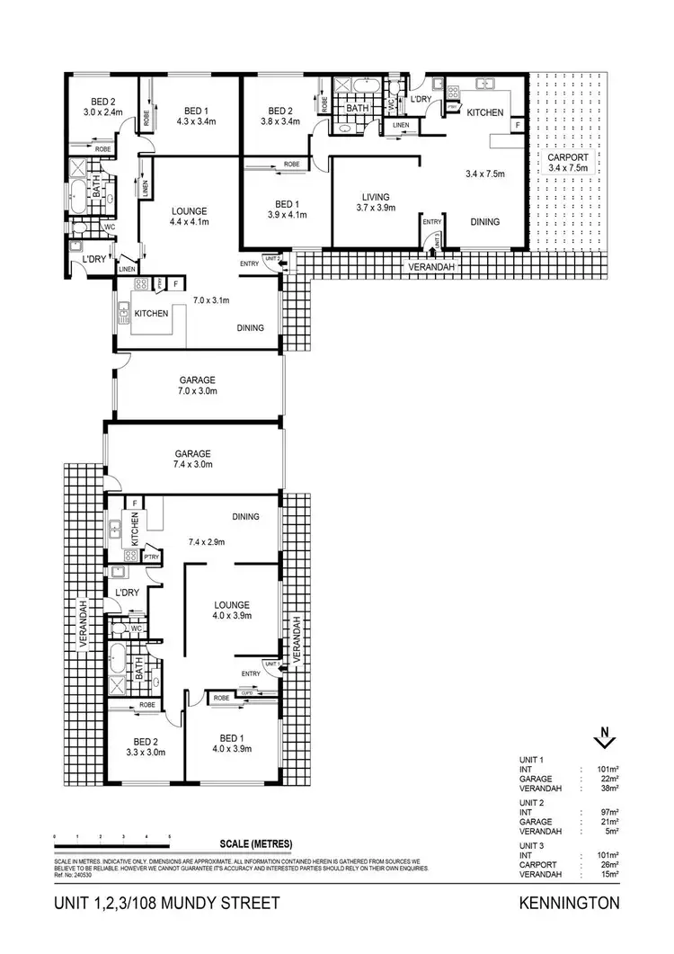 Floorplan of Homely unit listing, 2/108 Mundy Street, Kennington VIC 3550