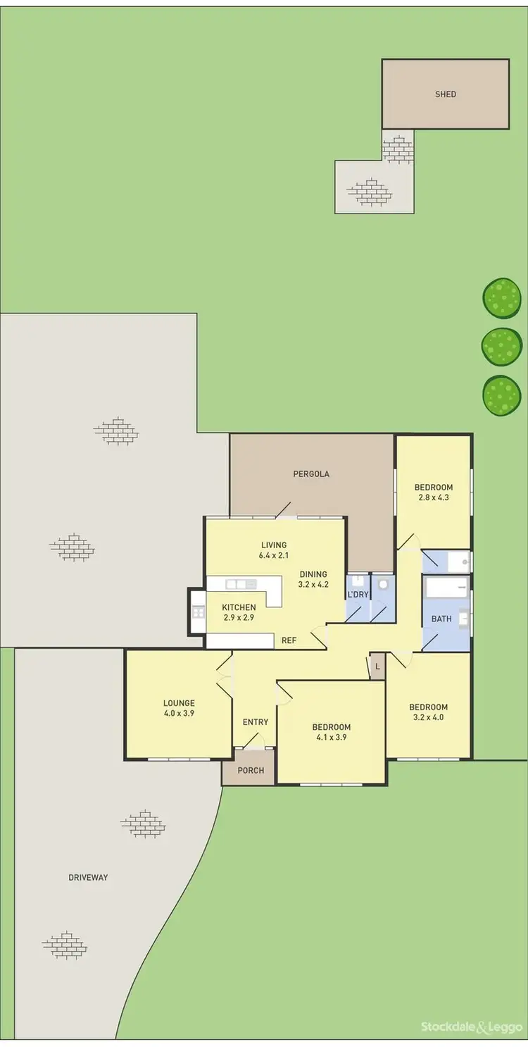 Floorplan of Homely house listing, 66 Broadmeadows Road, Tullamarine VIC 3043