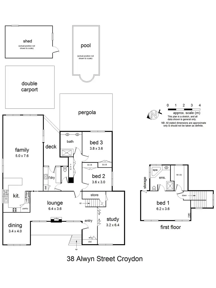 Floorplan of Homely house listing, 38 Alwyn Street, Croydon VIC 3136
