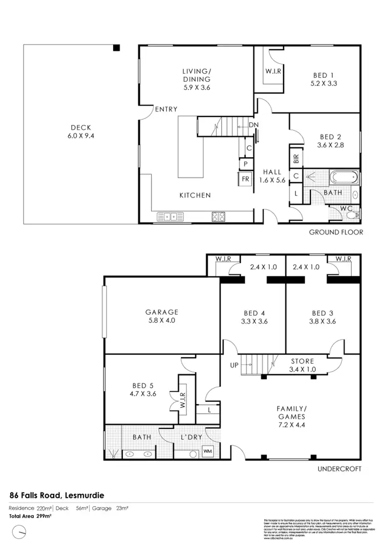Floorplan of Homely house listing, 86 Falls Road, Lesmurdie WA 6076