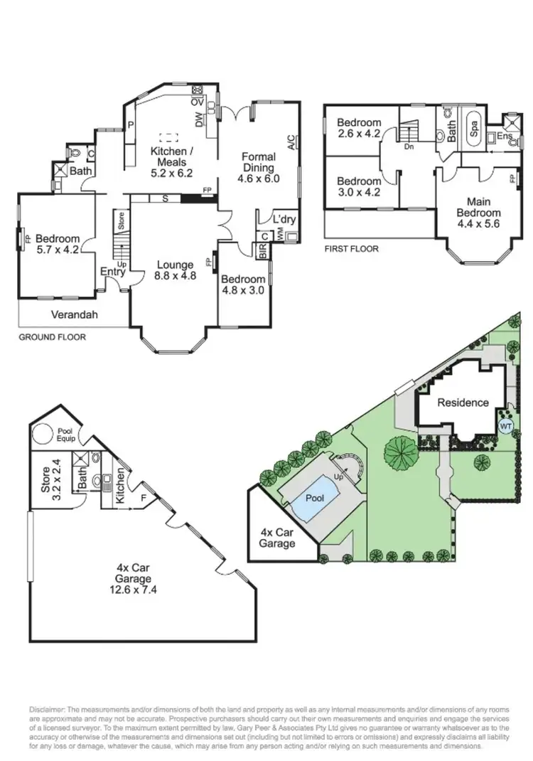 Floorplan of Homely house listing, 23 Hotham Grove, Ripponlea VIC 3185