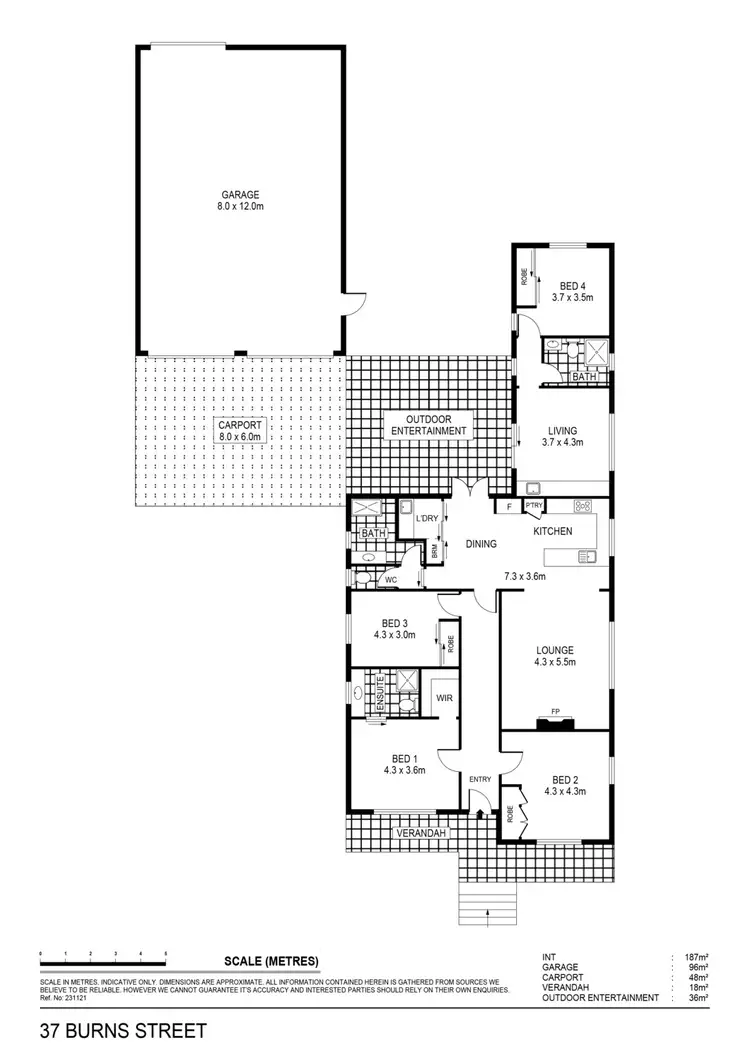 Floorplan of Homely house listing, 37 Burns Street, Maryborough VIC 3465