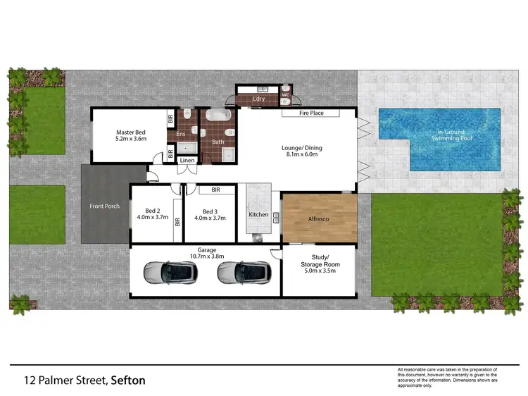 Floorplan of Homely house listing, 12 Palmer Street, Sefton NSW 2162