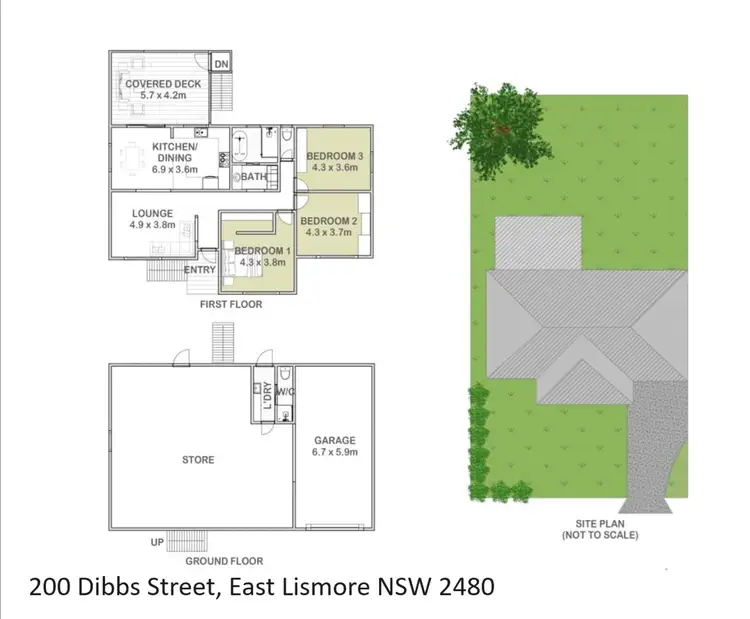 Floorplan of Homely house listing, 200 Dibbs Street, East Lismore NSW 2480