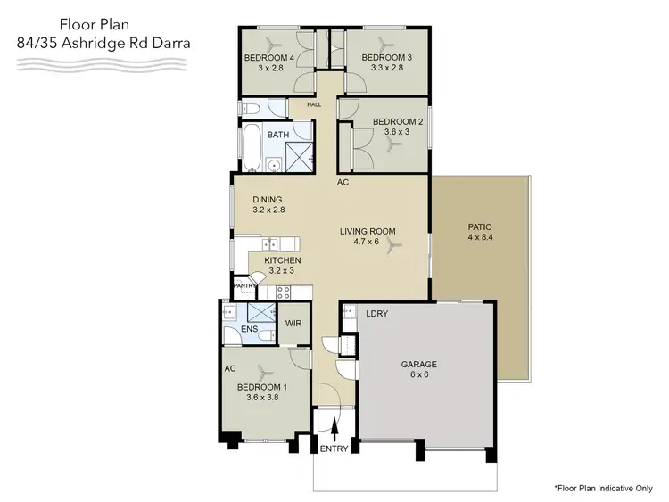 Floorplan of Homely house listing, 84/35 Ashridge Road, Darra QLD 4076