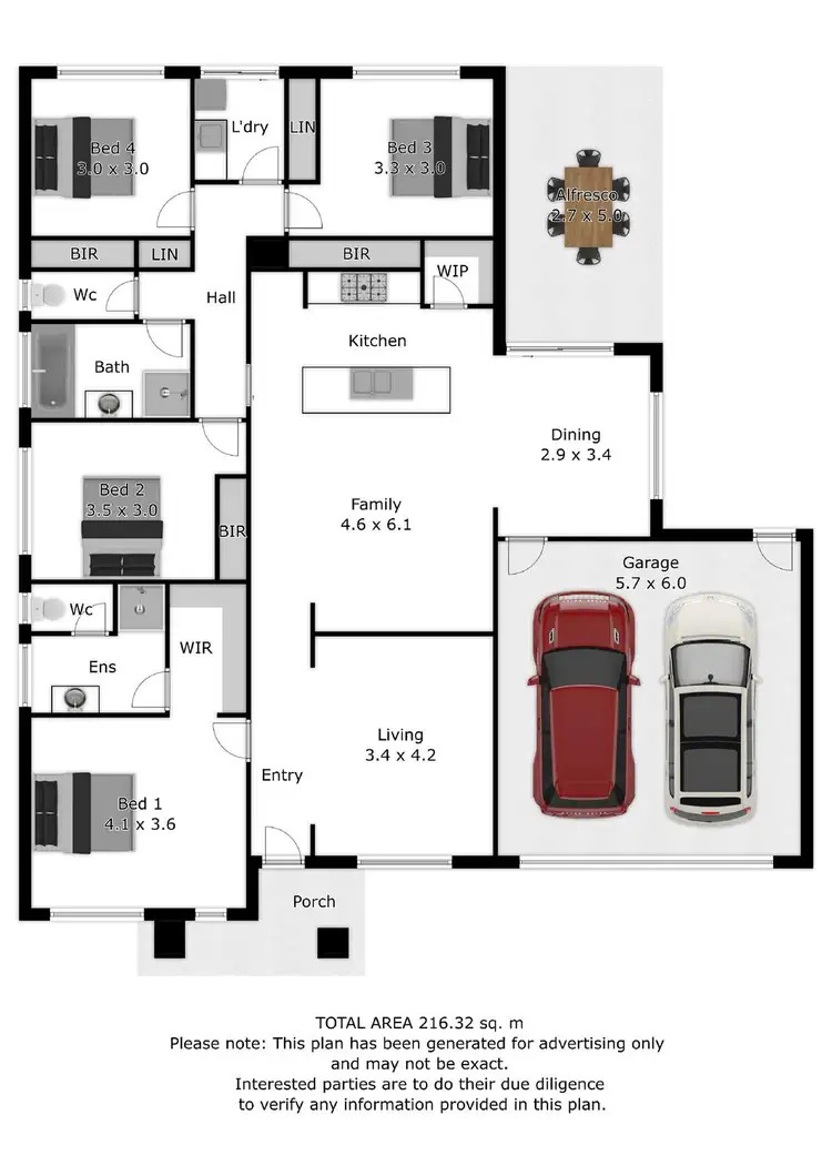 Floorplan of Homely house listing, 24 Lexcen Street, Baranduda VIC 3691
