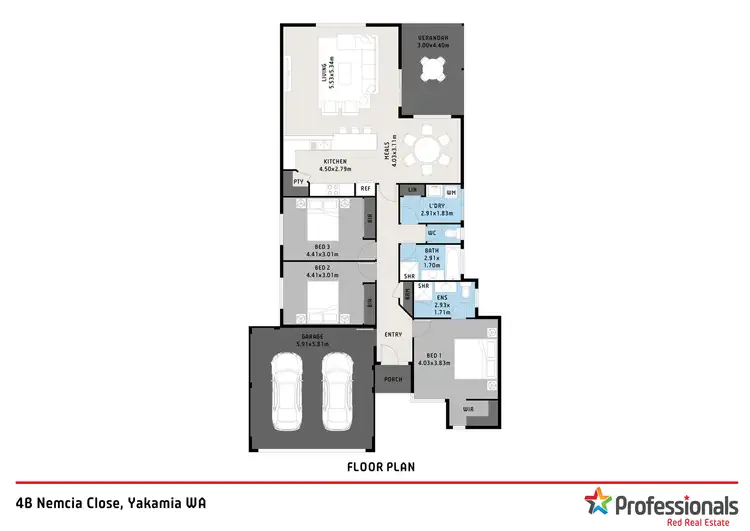 Floorplan of Homely house listing, 4B Nemcia Close, Yakamia WA 6330