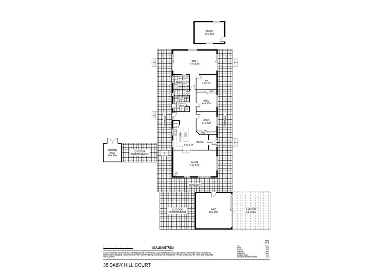 Floorplan of Homely house listing, 35 Daisy Hill Court, Daisy Hill VIC 3465