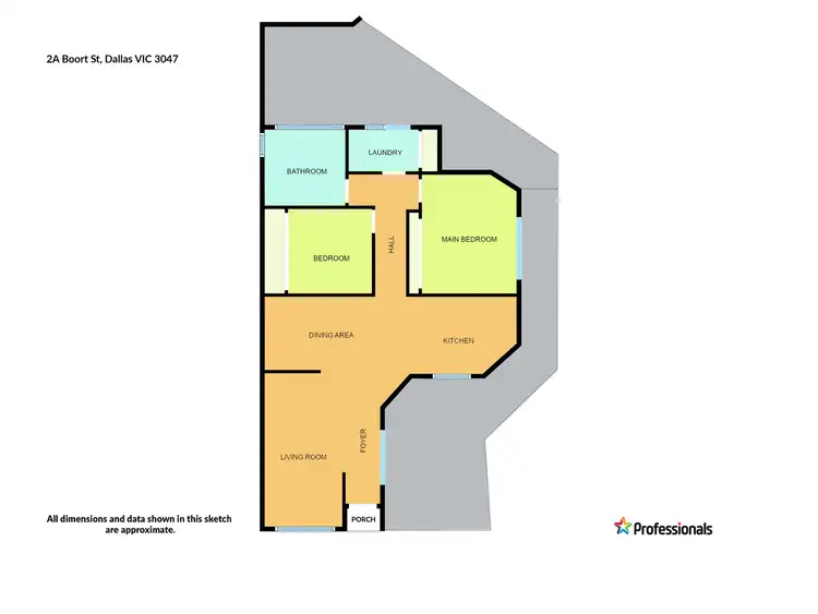 Floorplan of Homely house listing, 2A Boort Street, Dallas VIC 3047