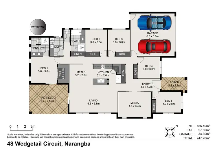 Floorplan of Homely house listing, 48 Wedgetail Circuit, Narangba QLD 4504