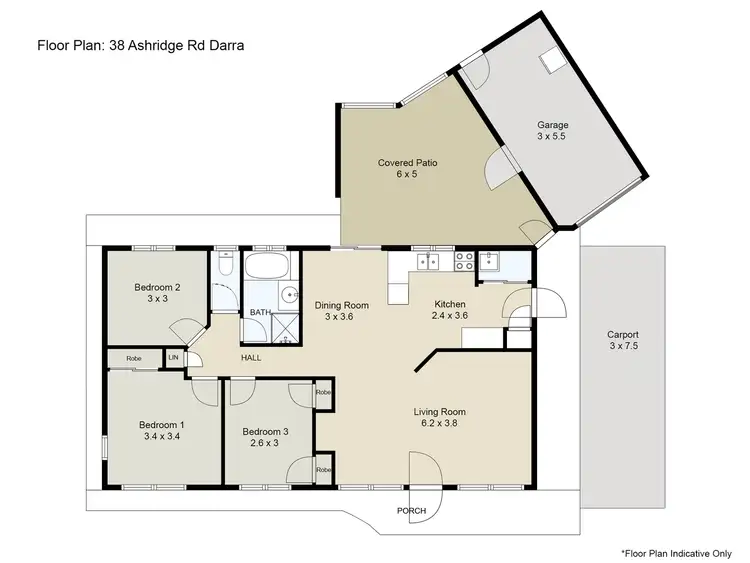 Floorplan of Homely house listing, 38 Ashridge Road, Darra QLD 4076