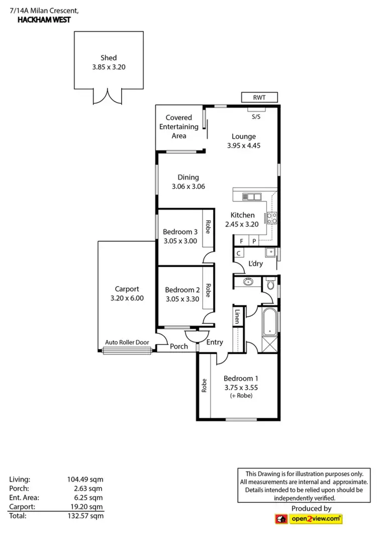 Floorplan of Homely villa listing, 7/14A Milan Crescent, Hackham West SA 5163