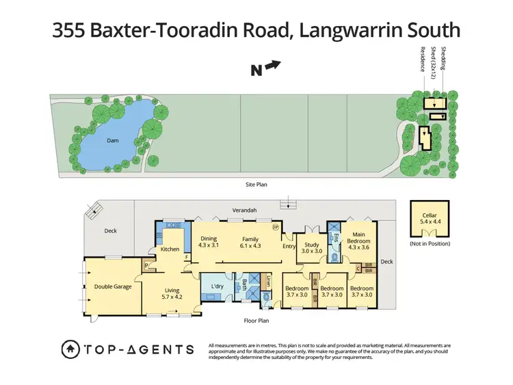 Floorplan of Homely house listing, 355 Baxter-Tooradin Road, Langwarrin South VIC 3911