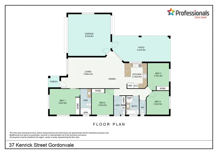 Floorplan of Homely house listing, 37 Kenrick Street, Gordonvale QLD 4865