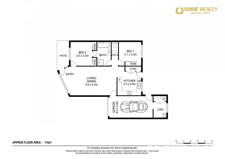 Floorplan of Homely unit listing, 14/81 Sylvan Beach Esplanade, Bellara QLD 4507