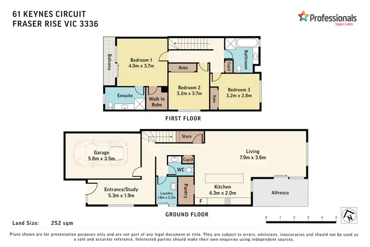 Floorplan of Homely house listing, 61 Keynes Circuit, Fraser Rise VIC 3336