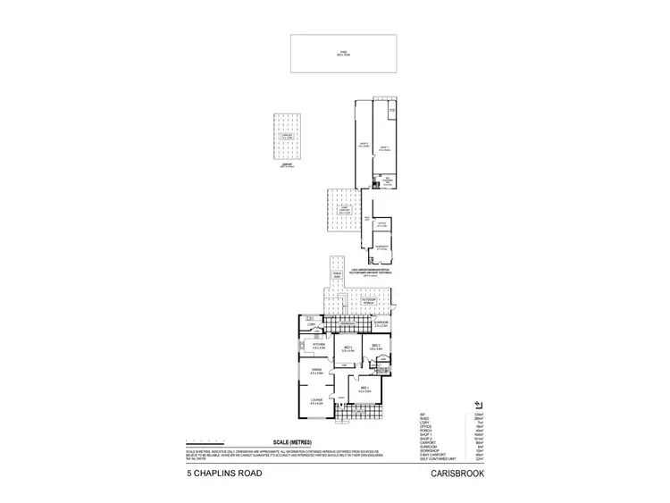 Floorplan of Homely house listing, 5 Chaplins Road, Carisbrook VIC 3464