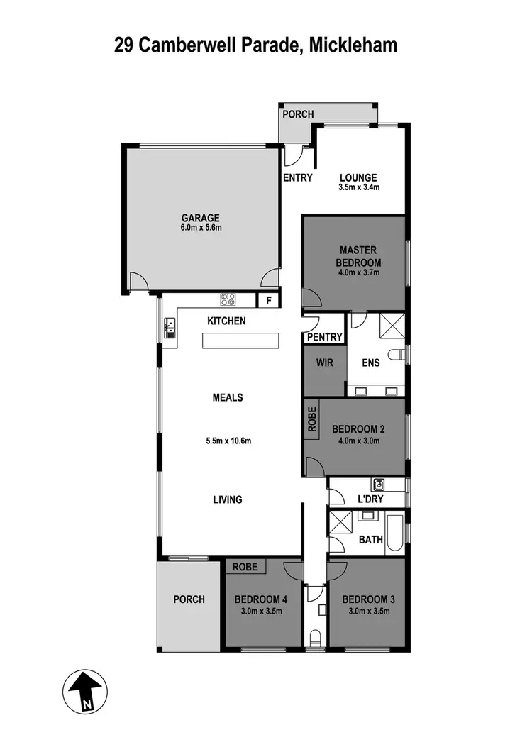 Floorplan of Homely house listing, 29 Camberwell Parade, Mickleham VIC 3064