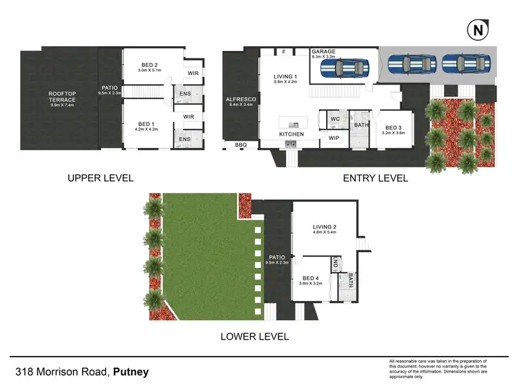Floorplan of Homely house listing, 318 Morrison Road, Putney NSW 2112