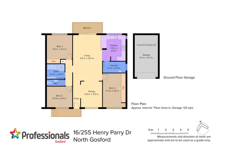 Floorplan of Homely apartment listing, 16/255 Henry Parry Drive, North Gosford NSW 2250