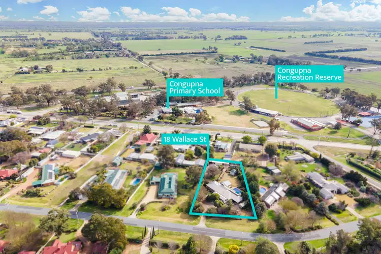 Floorplan of Homely house listing, 18 Wallace Street, Congupna VIC 3633