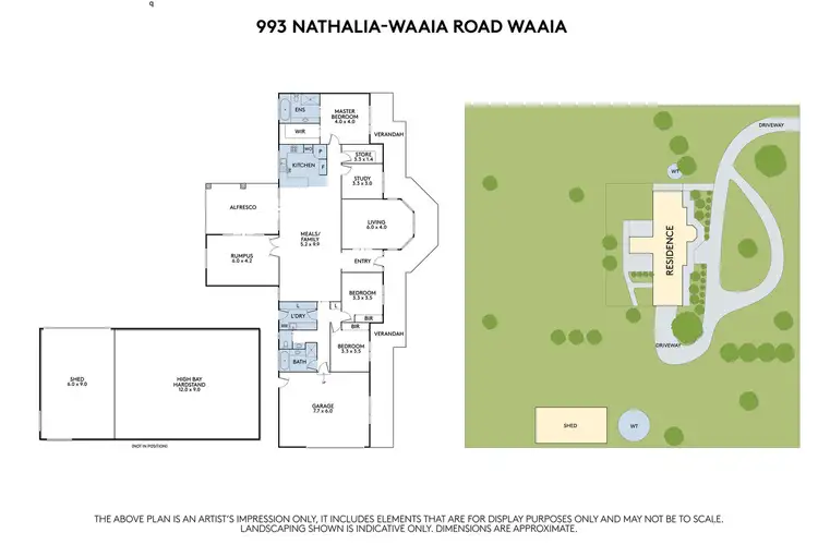 Floorplan of Homely rural property listing, 993 Nathalia - Waaia Road, Waaia VIC 3637