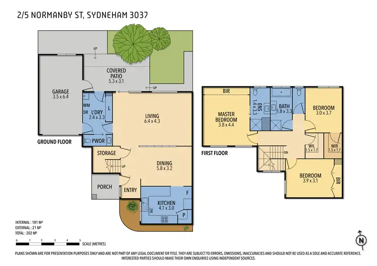 Floorplan of Homely townhouse listing, 2/5 Normanby Street, Sydenham VIC 3037
