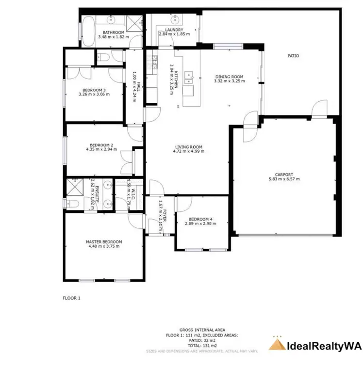 Floorplan of Homely house listing, 80A Bishopsgate Street, Carlisle WA 6101