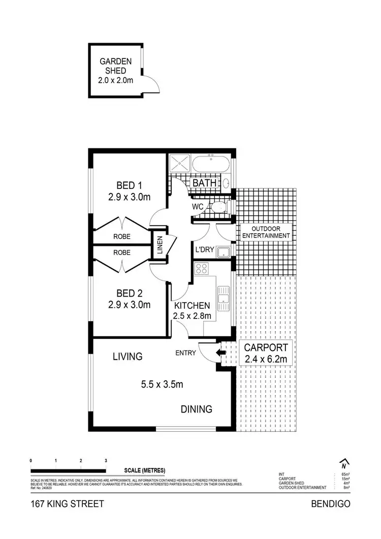 Floorplan of Homely house listing, 167 King Street, Bendigo VIC 3550