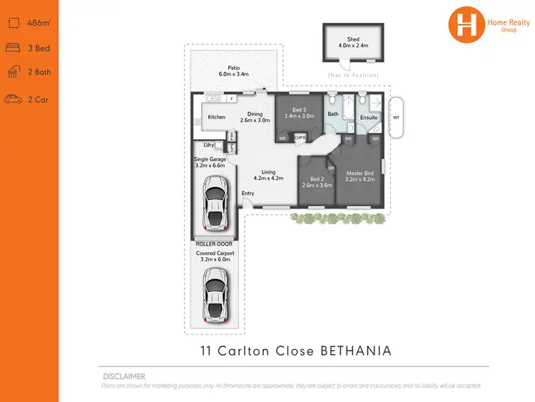 Floorplan of Homely house listing, 11 Carlton Close, Bethania QLD 4205