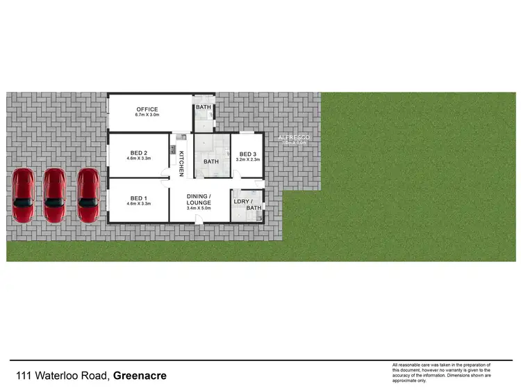 Floorplan of Homely house listing, 111 Waterloo Road, Greenacre NSW 2190