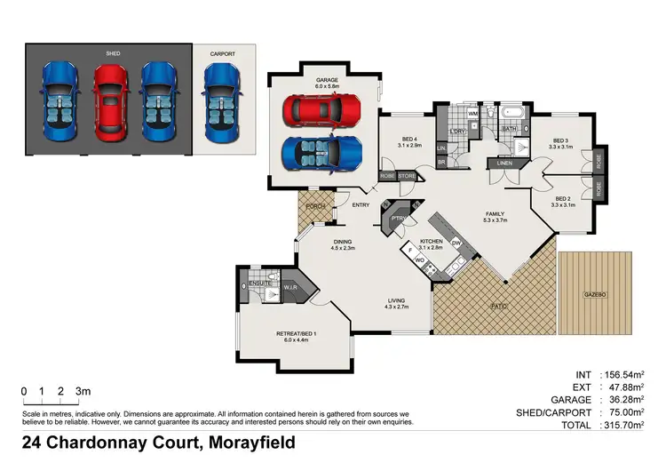 Floorplan of Homely house listing, 24 Chardonnay Court, Morayfield QLD 4506
