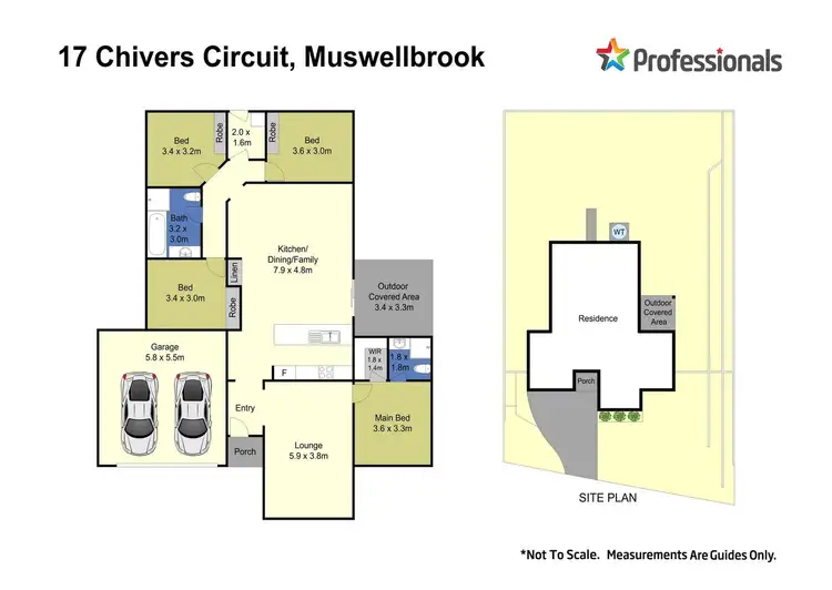 Floorplan of Homely house listing, 17 Chivers Circuit, Muswellbrook NSW 2333