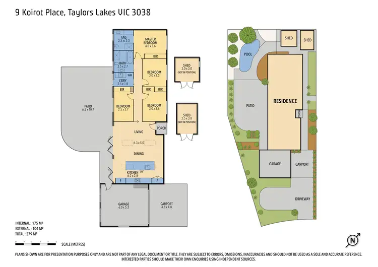 Floorplan of Homely house listing, 9 Koroit Place, Taylors Lakes VIC 3038