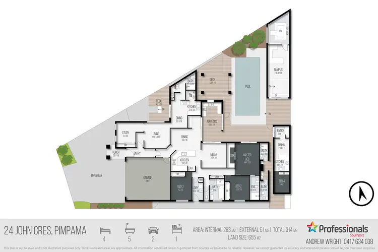 Floorplan of Homely house listing, 24 John Crescent, Pimpama QLD 4209