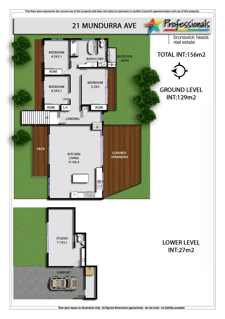 Floorplan of Homely house listing, 21 Mundurra Avenue, Ocean Shores NSW 2483