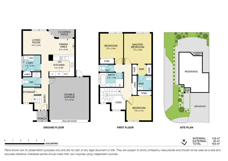 Floorplan of Homely townhouse listing, 5 Amberlea Circuit, Taylors Hill VIC 3037