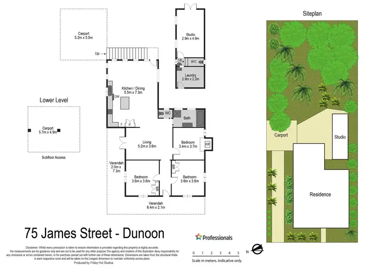 Floorplan of Homely house listing, 75 James Street, Dunoon NSW 2480