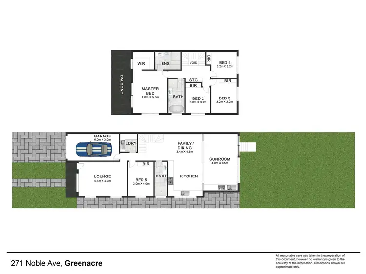 Floorplan of Homely house listing, 271 Noble Avenue, Greenacre NSW 2190