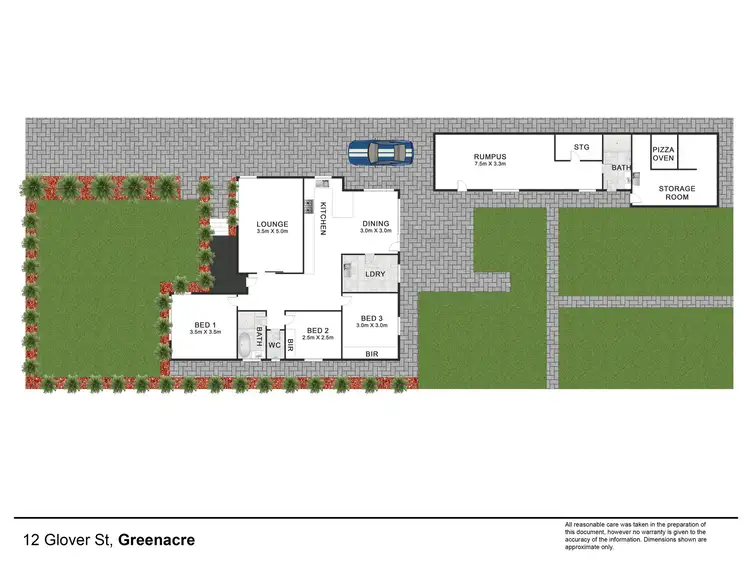 Floorplan of Homely house listing, 12 Glover Street, Greenacre NSW 2190