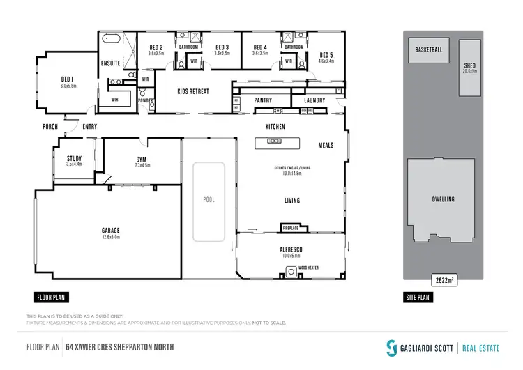 Floorplan of Homely house listing, 64 Xavier Crescent, Shepparton North VIC 3631