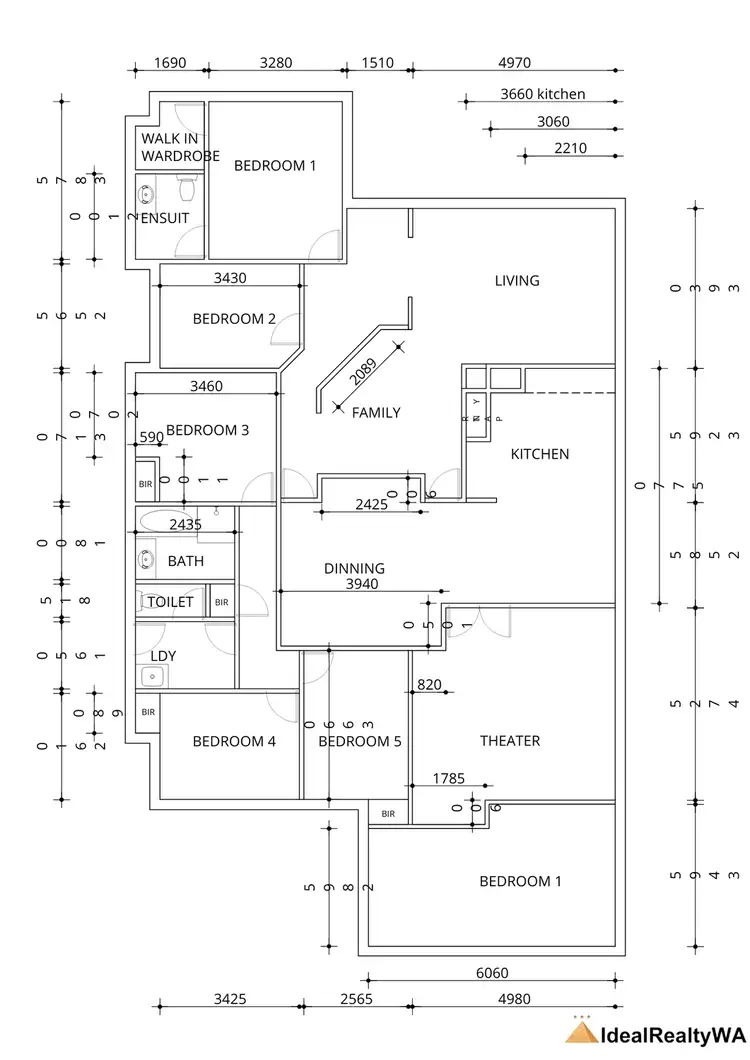 Floorplan of Homely house listing, 7 Braceby Close, Willetton WA 6155