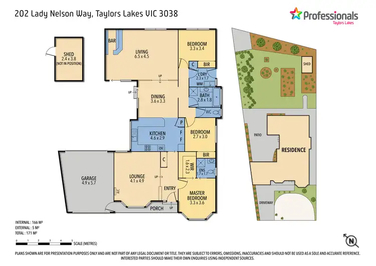 Floorplan of Homely house listing, 202 Lady Nelson Way, Taylors Lakes VIC 3038